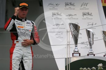 World © Octane Photographic Ltd. Saturday 25th July 2015. ART Grand Prix – Marvin Kirchhofer (3rd). GP3 Race 1 Podium – Hungaroring, Hungary. Digital Ref. :