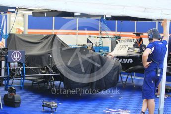 World © Octane Photographic Ltd. Thursday 23rd July 2015. Trident – Artur Janosz. GP3 Paddock – Hungaroring, Hungary. Digital Ref. : 1344CB1L4443