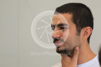 World © Octane Photographic Ltd. Thursday 23rd July 2015. Campos Racing – Zaid Ashkanani. GP3 Paddock – Hungaroring, Hungary. Digital Ref. : 1344CB1L4469