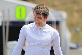 World © Octane Photographic Ltd. Thursday 23rd July 2015. Racing Engineering – Jordan King. GP2 Paddock – Hungaroring, Hungary. Digital Ref. : 1344CB1L4482