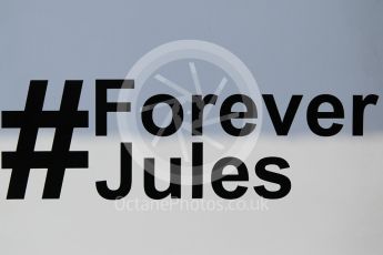 World © Octane Photographic Ltd. Thursday 23rd July 2015. ART Grand Prix – #ForeverJules. GP2 Paddock – Hungaroring, Hungary. Digital Ref. : 1344CB1L4506