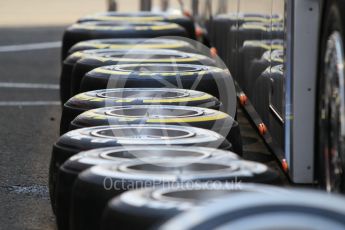 World © Octane Photographic Ltd. Thursday 23rd July 2015. GP2 tyres – Hungaroring, Hungary. Digital Ref. : 1344CB1L4542