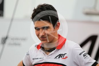 World © Octane Photographic Ltd. Thursday 23rd July 2015. ART Grand Prix – Esteban Ocon. GP3 Paddock – Hungaroring, Hungary. Digital Ref. : 1344CB1L4560