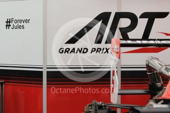 World © Octane Photographic Ltd. Thursday 23rd July 2015. ART Grand Prix #ForeverJules. GP3 Paddock – Hungaroring, Hungary. Digital Ref. : 1344CB1L4565