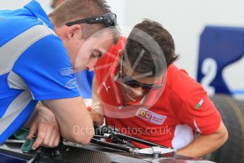 World © Octane Photographic Ltd. Thursday 23rd July 2015. Carlin – Antonio Fuoco. GP3 Paddock – Hungaroring, Hungary. Digital Ref. : 1344CB1L4602
