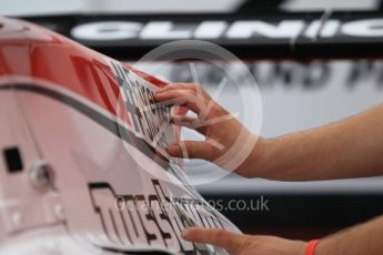 World © Octane Photographic Ltd. Thursday 23rd July 2015. ART Grand Prix – Marvin Kirchhofer #ForeverJules. GP3 Paddock – Hungaroring, Hungary. Digital Ref. : 1344CB1L4612