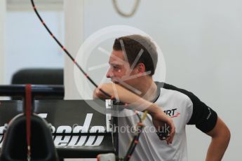 World © Octane Photographic Ltd. Thursday 23rd July 2015. ART Grand Prix – Stoffel Vandoorne. GP2 Paddock – Hungaroring, Hungary. Digital Ref. : 1344CB7D7747