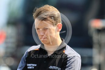 World © Octane Photographic Ltd. Thursday 23rd July 2015. Hilmer Motorsport – Nick Yelloly. GP2 Paddock – Hungaroring, Hungary. Digital Ref. : 1344CB7D7848