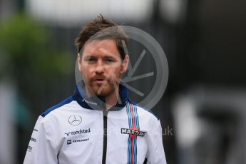 World © Octane Photographic Ltd. Williams Martini Racing Head of Vehicle Performance – Rob Smedley. Saturday 5th September 2015, F1 Italian GP Paddock, Monza, Italy. Digital Ref: 1409LB1D0253