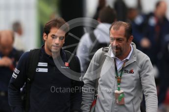 World © Octane Photographic Ltd. Sauber F1 Team C34-Ferrari – Felipe Nasr. Saturday 5th September 2015, F1 Italian GP Paddock, Monza, Italy. Digital Ref: 1409LB1D0318