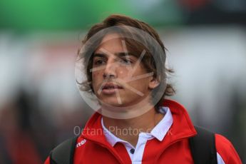 World © Octane Photographic Ltd. Manor Marussia F1 Team MR03B – Roberto Merhi. Saturday 5th September 2015, F1 Italian GP Paddock, Monza, Italy. Digital Ref: 1409LB1D0426