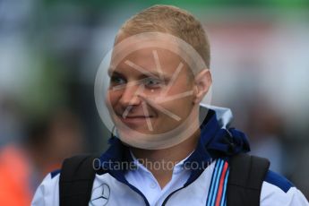 World © Octane Photographic Ltd. Williams Martini Racing FW37 – Valtteri Bottas. Saturday 5th September 2015, F1 Italian GP Paddock, Monza, Italy. Digital Ref: 1409LB1D0534