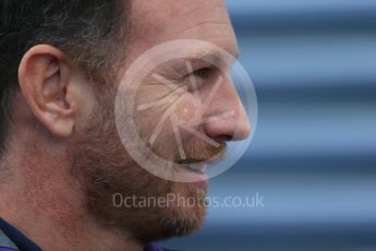 World © Octane Photographic Ltd. Christian Horner – Infinity Red Bull Racing Team Principle. Saturday 5th September 2015, F1 Italian GP Paddock, Monza, Italy. Digital Ref: 1409LB1D0565