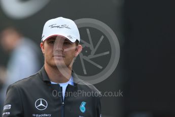 World © Octane Photographic Ltd. Mercedes AMG Petronas F1 W06 Hybrid – Nico Rosberg. Saturday 5th September 2015, F1 Italian GP Paddock, Monza, Italy. Digital Ref: 1409LB1D0581