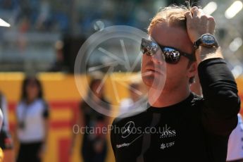 World © Octane Photographic Ltd. Mercedes AMG Petronas F1 W06 Hybrid – Nico Rosberg. Sunday 6th September 2015, F1 Italian GP Drivers’ Parade, Monza, Italy. Digital Ref: 1418LB5D9115
