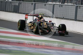 World © Octane Photographic Ltd. Lotus F1 Team E23 Hybrid – Pastor Maldonado. Saturday 5th September 2015, F1 Italian GP Practice 3, Monza, Italy. Digital Ref: 1411LB1D0755