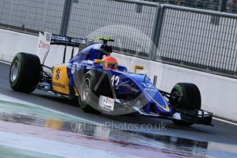 World © Octane Photographic Ltd. Sauber F1 Team C34-Ferrari – Felipe Nasr. Saturday 5th September 2015, F1 Italian GP Practice 3, Monza, Italy. Digital Ref: 1411LB1D0864