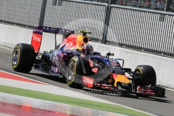 World © Octane Photographic Ltd. Infiniti Red Bull Racing RB11 – Daniil Kvyat. Saturday 5th September 2015, F1 Italian GP Practice 3, Monza, Italy. Digital Ref: 1411LB1D1155