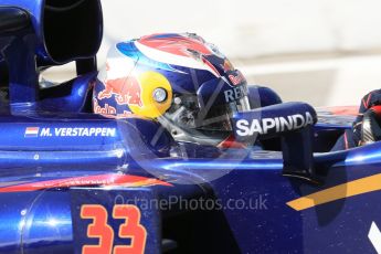 World © Octane Photographic Ltd. Scuderia Toro Rosso STR10 – Max Verstappen. Saturday 5th September 2015, F1 Italian GP Practice 3, Monza, Italy. Digital Ref: 1411LB1D1176