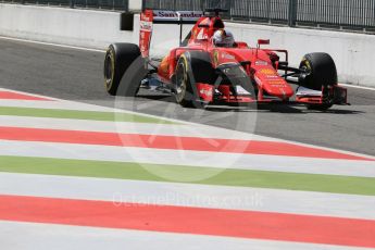 World © Octane Photographic Ltd. Scuderia Ferrari SF15-T– Sebastian Vettel. Saturday 5th September 2015, F1 Italian GP Practice 3, Monza, Italy. Digital Ref: 1411LB1D1198