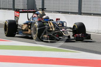 World © Octane Photographic Ltd. Lotus F1 Team E23 Hybrid – Romain Grosjean. Saturday 5th September 2015, F1 Italian GP Practice 3, Monza, Italy. Digital Ref: 1411LB1D1224