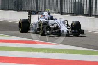 World © Octane Photographic Ltd. Williams Martini Racing FW37 – Valtteri Bottas. Saturday 5th September 2015, F1 Italian GP Practice 3, Monza, Italy. Digital Ref: 1411LB1D1234