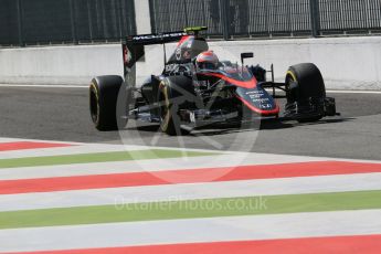 World © Octane Photographic Ltd. McLaren Honda MP4/30 - Jenson Button. Saturday 5th September 2015, F1 Italian GP Practice 3, Monza, Italy. Digital Ref: 1411LB1D1296