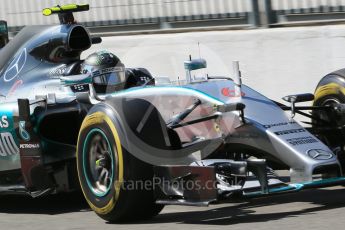 World © Octane Photographic Ltd. Mercedes AMG Petronas F1 W06 Hybrid – Nico Rosberg. Saturday 5th September 2015, F1 Italian GP Practice 3, Monza, Italy. Digital Ref: 1411LB1D1350