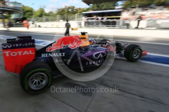 World © Octane Photographic Ltd. Infiniti Red Bull Racing RB11 – Daniel Ricciardo. Saturday 5th September 2015, F1 Italian GP Practice 3, Monza, Italy. Digital Ref: 1411LB5D8580