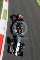 World © Octane Photographic Ltd. Sahara Force India VJM08B – Sergio Perez. Saturday 5th September 2015, F1 Italian GP Qualifying, Monza, Italy. Digital Ref: 1412LB1D1359