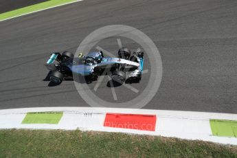 World © Octane Photographic Ltd. Mercedes AMG Petronas F1 W06 Hybrid – Nico Rosberg. Saturday 5th September 2015, F1 Italian GP Qualifying, Monza, Italy. Digital Ref: 1412LB1D1375