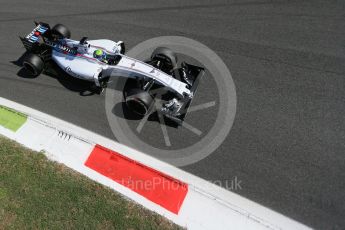 World © Octane Photographic Ltd. Williams Martini Racing FW37 – Felipe Massa. Saturday 5th September 2015, F1 Italian GP Qualifying, Monza, Italy. Digital Ref: 1412LB1D1434