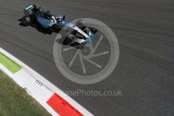 World © Octane Photographic Ltd. Mercedes AMG Petronas F1 W06 Hybrid – Lewis Hamilton. Saturday 5th September 2015, F1 Italian GP Qualifying, Monza, Italy. Digital Ref: 1412LB1D1548