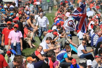 World © Octane Photographic Ltd. The fans. Saturday 5th September 2015, F1 Italian GP Qualifying, Monza, Italy. Digital Ref: 1412LB5D8696