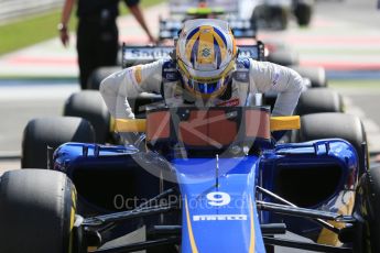 World © Octane Photographic Ltd. Sauber F1 Team C34-Ferrari – Marcus Ericsson. Saturday 5th September 2015, F1 Italian GP Qualifying, Monza, Italy. Digital Ref: 1412LB5D8723