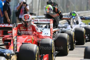 World © Octane Photographic Ltd. Scuderia Ferrari SF15-T– Kimi Raikkonen. Saturday 5th September 2015, F1 Italian GP Qualifying, Monza, Italy. Digital Ref: 1412LB5D8729