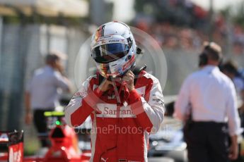 World © Octane Photographic Ltd. Scuderia Ferrari SF15-T– Sebastian Vettel. Saturday 5th September 2015, F1 Italian GP Qualifying, Monza, Italy. Digital Ref: 1412LB5D8745