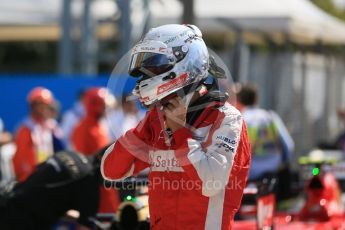 World © Octane Photographic Ltd. Scuderia Ferrari SF15-T– Sebastian Vettel. Saturday 5th September 2015, F1 Italian GP Qualifying, Monza, Italy. Digital Ref: 1412LB5D8751