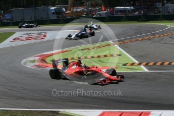 World © Octane Photographic Ltd. Scuderia Ferrari SF15-T– Sebastian Vettel and Williams Martini Racing FW37 – Felipe Massa and Valtteri Bottas. Sunday 6th September 2015, F1 Italian GP Race, Monza, Italy. Digital Ref: 1419LB1D2779