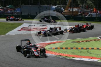 World © Octane Photographic Ltd. McLaren Honda MP4/30 - Jenson Button. Sunday 6th September 2015, F1 Italian GP Race, Monza, Italy. Digital Ref: 1419LB1D2813
