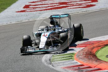 World © Octane Photographic Ltd. Mercedes AMG Petronas F1 W06 Hybrid – Lewis Hamilton. Sunday 6th September 2015, F1 Italian GP Race, Monza, Italy. Digital Ref: 1419LB5D9193