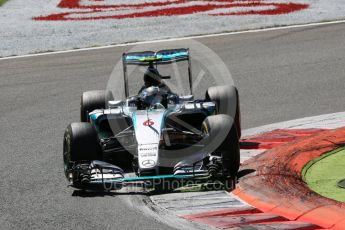 World © Octane Photographic Ltd. Mercedes AMG Petronas F1 W06 Hybrid – Nico Rosberg. Sunday 6th September 2015, F1 Italian GP Race, Monza, Italy. Digital Ref: 1419LB5D9205