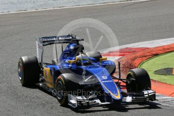 World © Octane Photographic Ltd. Sauber F1 Team C34-Ferrari – Marcus Ericsson. Sunday 6th September 2015, F1 Italian GP Race, Monza, Italy. Digital Ref: 1419LB5D9219