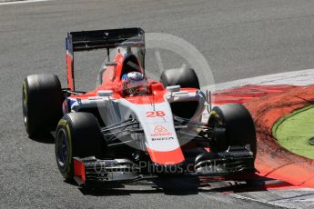 World © Octane Photographic Ltd. Manor Marussia F1 Team MR03B – William Stevens. Sunday 6th September 2015, F1 Italian GP Race, Monza, Italy. Digital Ref: 1419LB5D9232