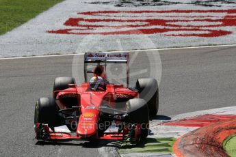 World © Octane Photographic Ltd. Scuderia Ferrari SF15-T– Sebastian Vettel. Sunday 6th September 2015, F1 Italian GP Race, Monza, Italy. Digital Ref: 1419LB5D9244
