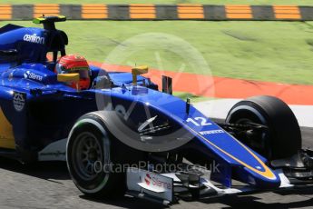 World © Octane Photographic Ltd. Sauber F1 Team C34-Ferrari – Felipe Nasr. Sunday 6th September 2015, F1 Italian GP Race, Monza, Italy. Digital Ref: 1419LB5D9319