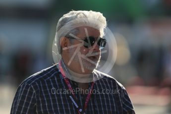 World © Octane Photographic Ltd. George Lucas. Sunday 6th September 2015, F1 Italian GP Paddock, Monza, Italy. Digital Ref: 1417LB1D2006