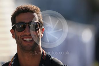 World © Octane Photographic Ltd. Infiniti Red Bull Racing RB11 – Daniel Ricciardo. Sunday 6th September 2015, F1 Italian GP Paddock, Monza, Italy. Digital Ref: 1417LB1D2131