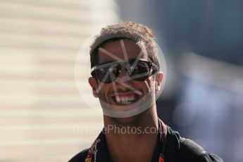 World © Octane Photographic Ltd. Infiniti Red Bull Racing RB11 – Daniel Ricciardo. Sunday 6th September 2015, F1 Italian GP Paddock, Monza, Italy. Digital Ref: 1417LB1D2132