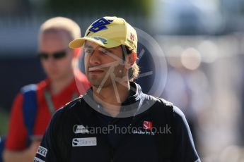 World © Octane Photographic Ltd. Sauber F1 Team C34-Ferrari – Felipe Nasr. Sunday 6th September 2015, F1 Italian GP Paddock, Monza, Italy. Digital Ref: 1417LB1D2152